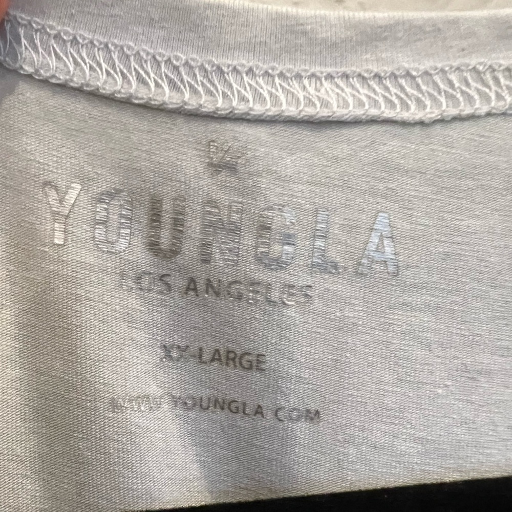 #632 YoungLa mens muscle tank top blue Size XXL - Picture 5 of 5